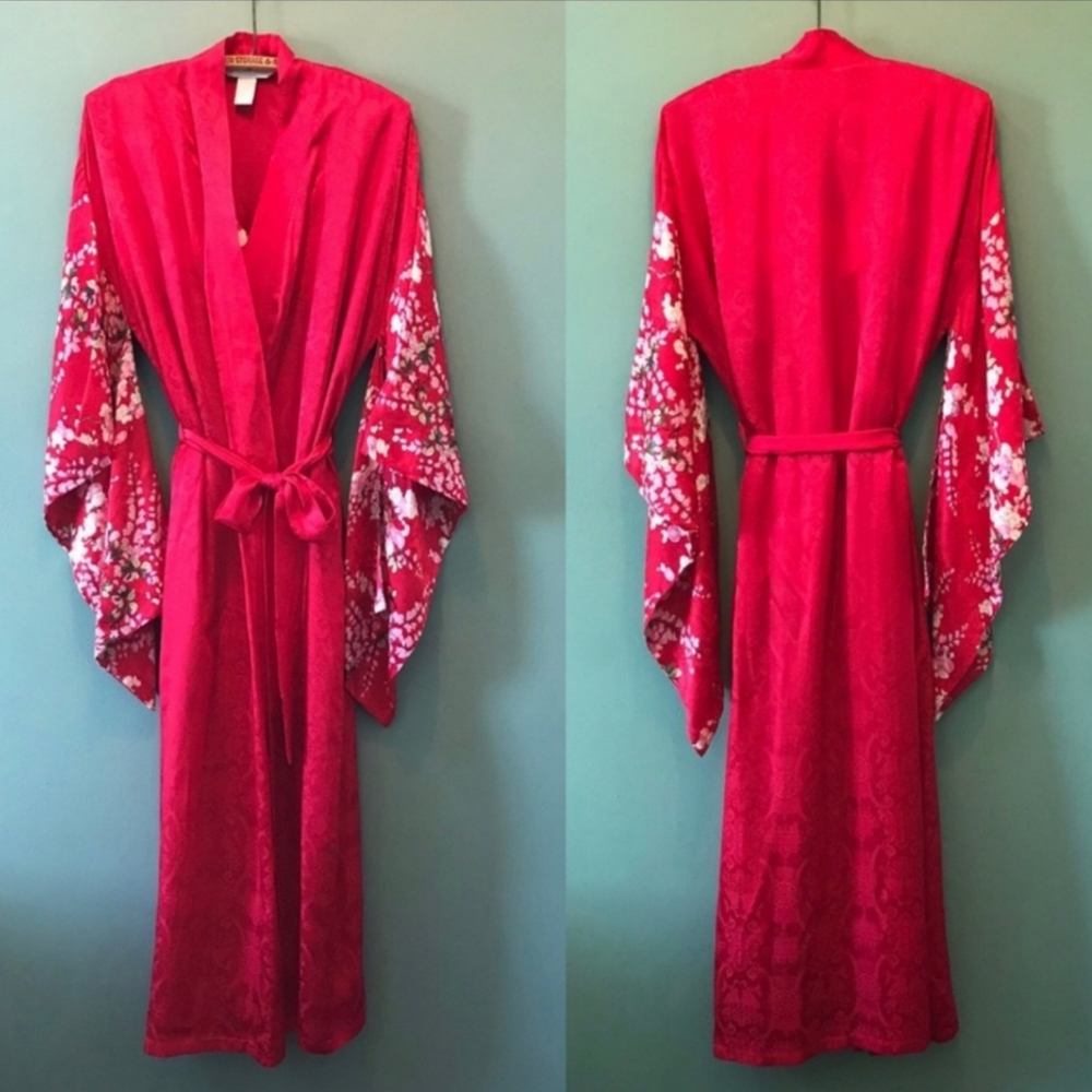 100% Silk Robe + night gown (2 piece set)